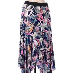 BOGO FREE, NWOT Laundry Handkerchief Floral Resort Summer Skirt, Medium